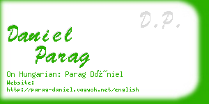 daniel parag business card
